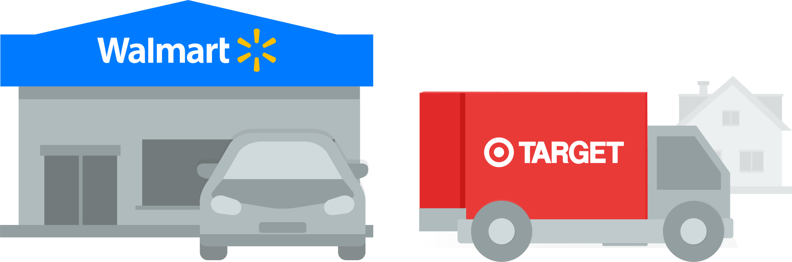 Walmart and Target delivery